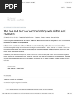 Writing an Elsevier Cover Letter Guide | PDF | Academic Journal | Editing