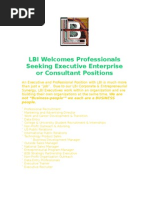Download LBI Professional Executive Departmental Objective  Job Description by LB International SN8423328 doc pdf