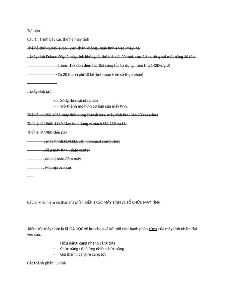 Nháp KTMT | PDF