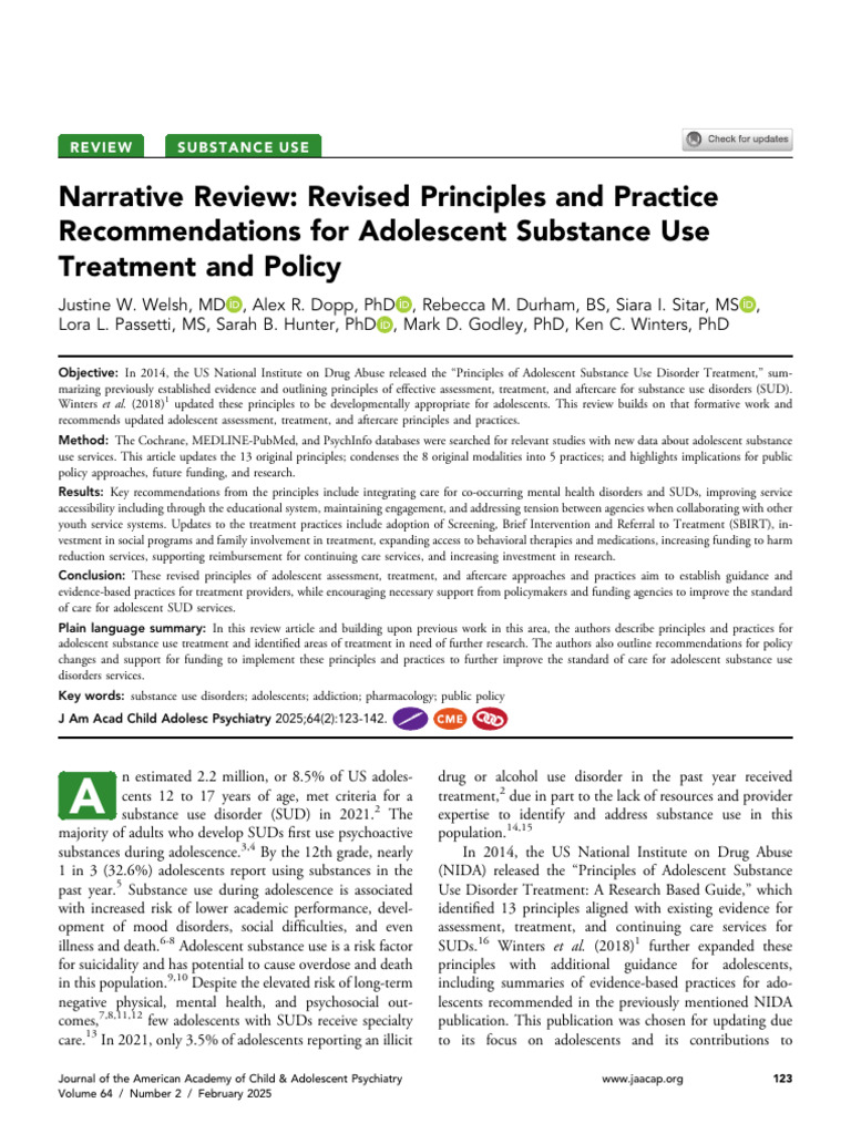 Narrative Review Revisedpo Principles and Practice | PDF | Substance ...