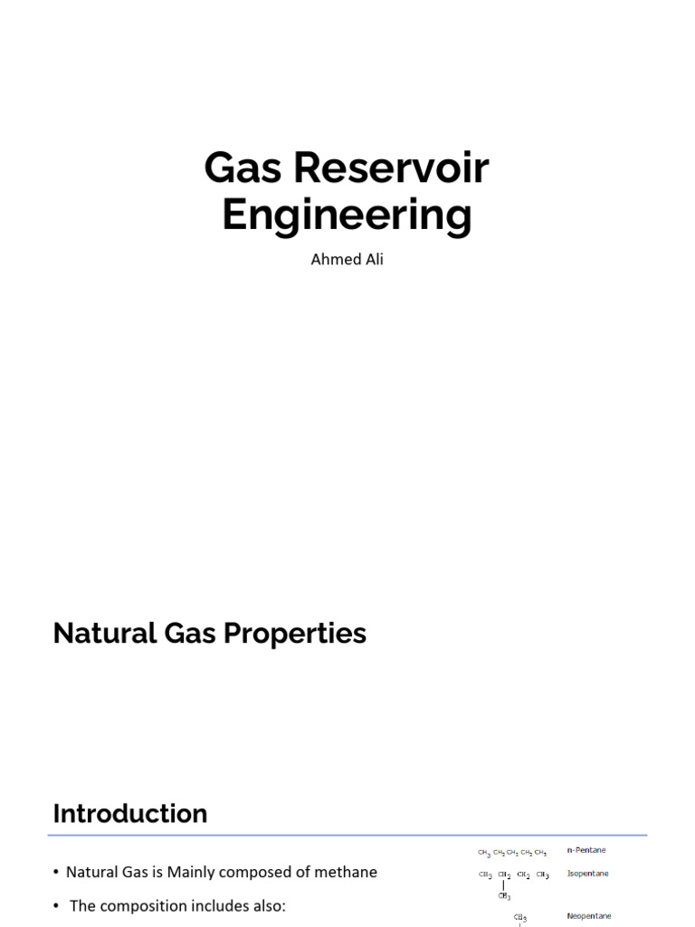 Natural Gas Properties and Behavior Analysis | PDF | Gases | British ...