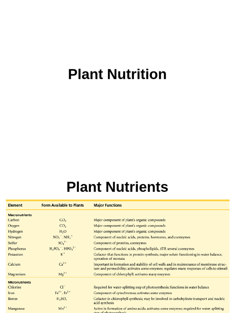 Essential Plant Nutrients Guide Pdf
