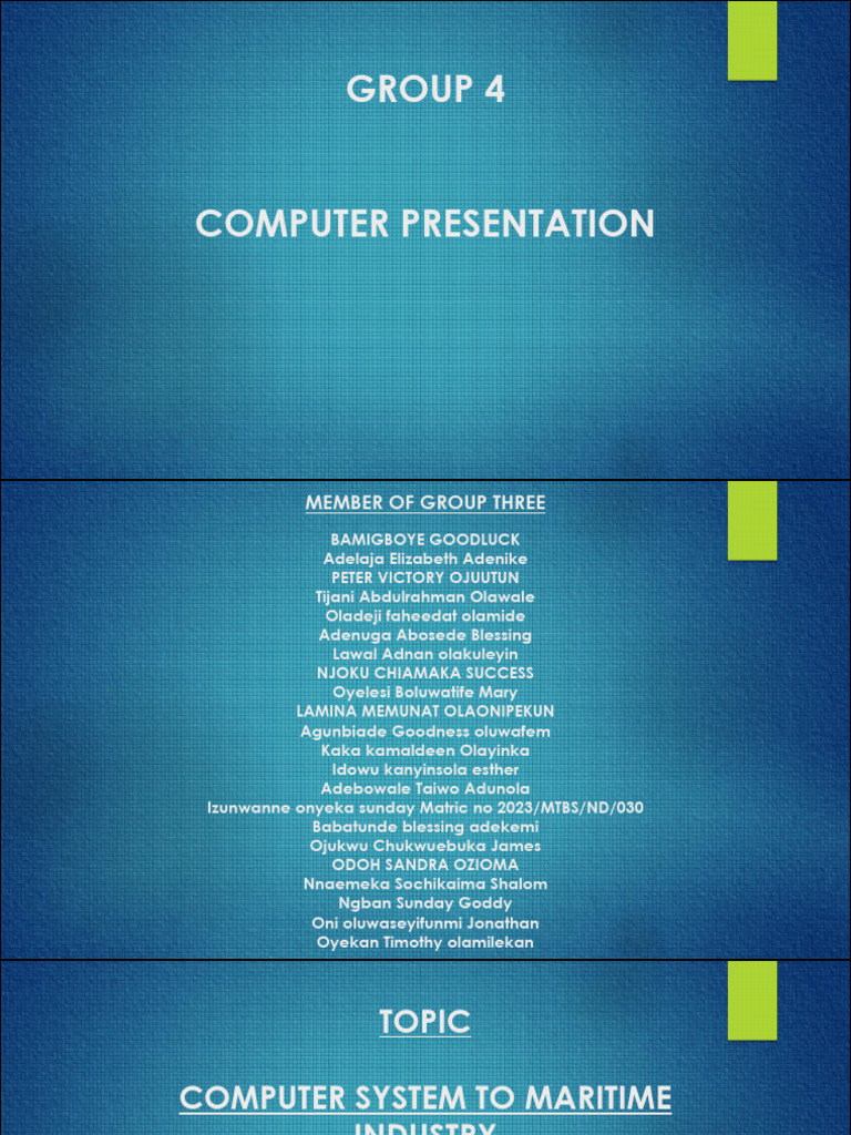 Group 4 Computer Presentation | PDF | Computer Security | Security