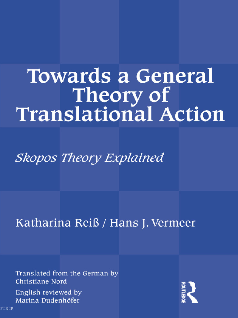 Towards A General Theory of Translational Action | PDF | Translations ...