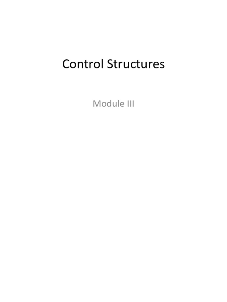 7894110371controlstructures Pdf Control Flow Computer Programming