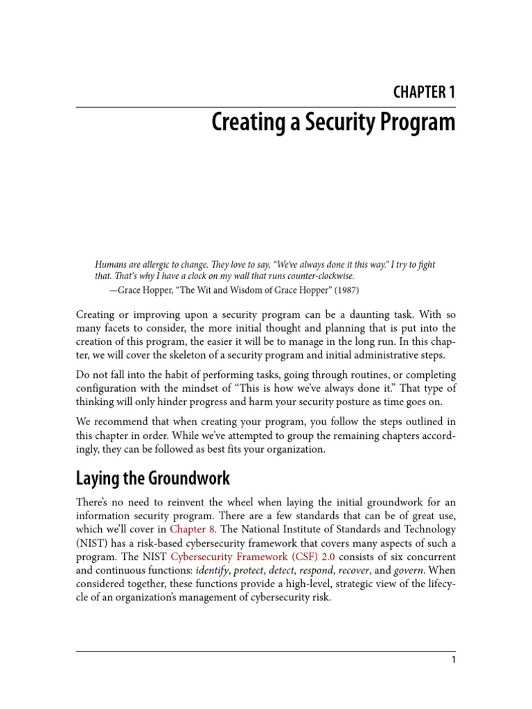 Building an Effective Security Program | PDF | Risk Management | Malware