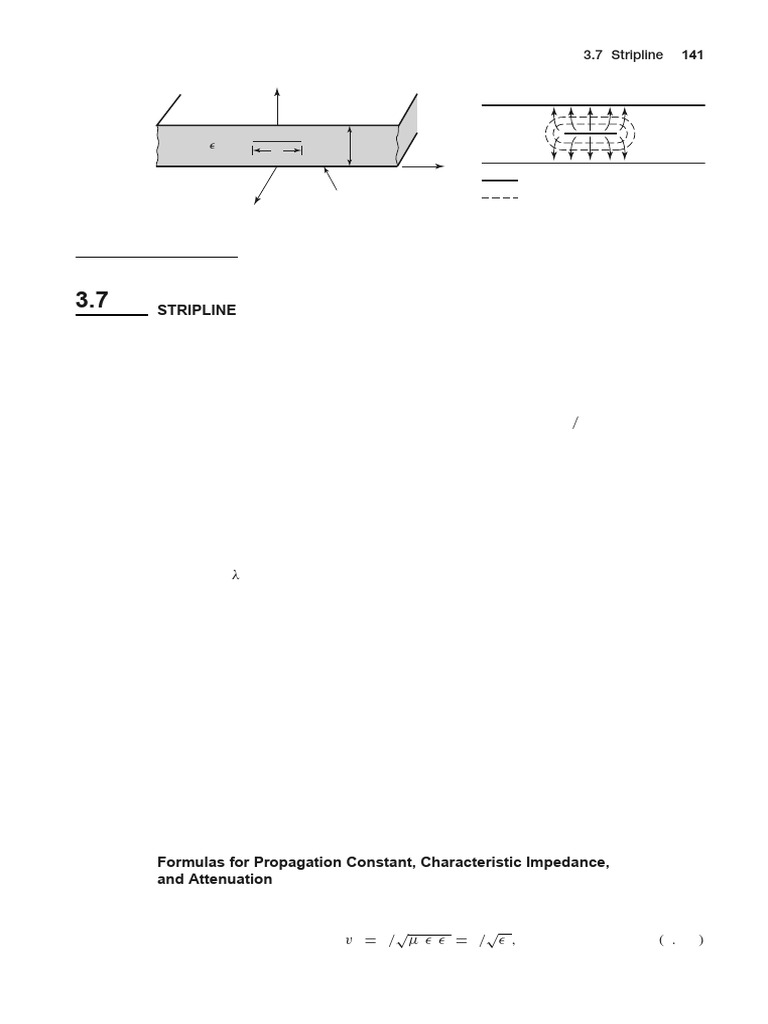 Understanding Stripline Transmission Lines | PDF | Transmission Line ...