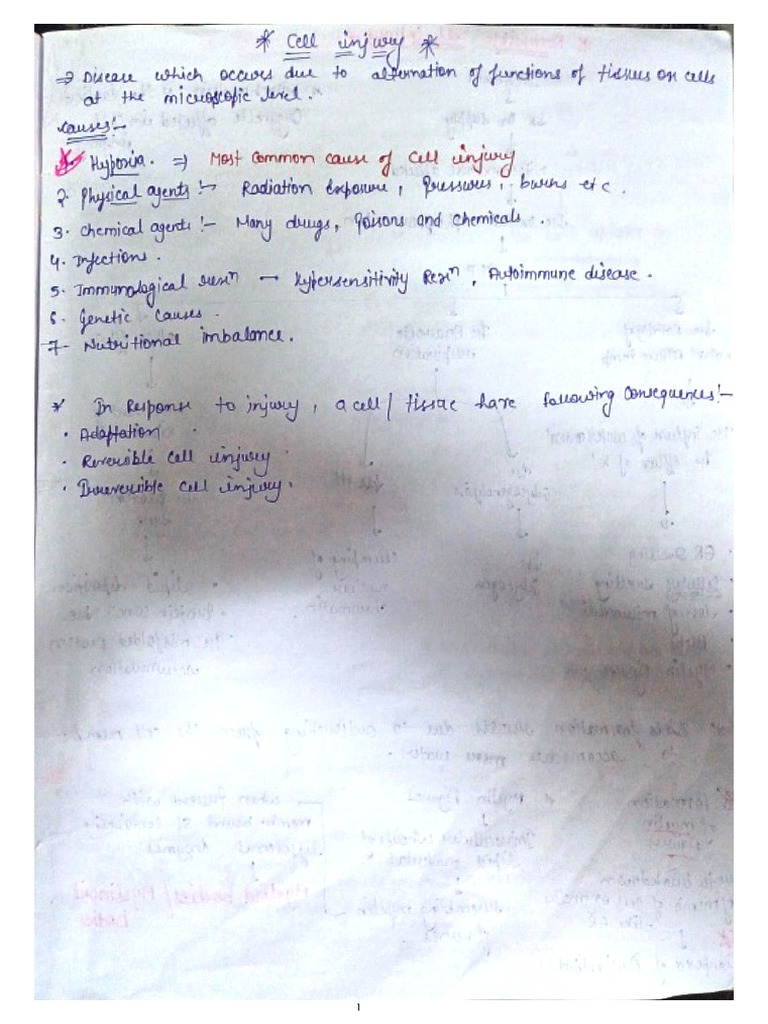 Cell Injury Patho | PDF