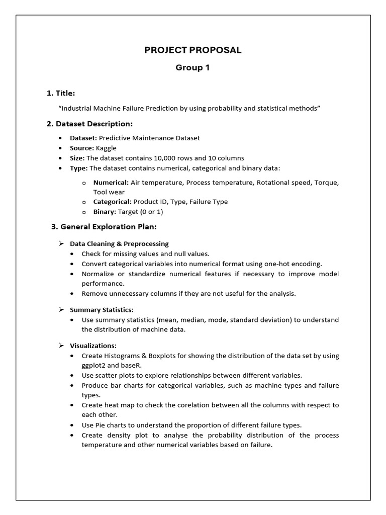 Industrial Machine Failure Prediction | PDF | Statistics | Categorical ...