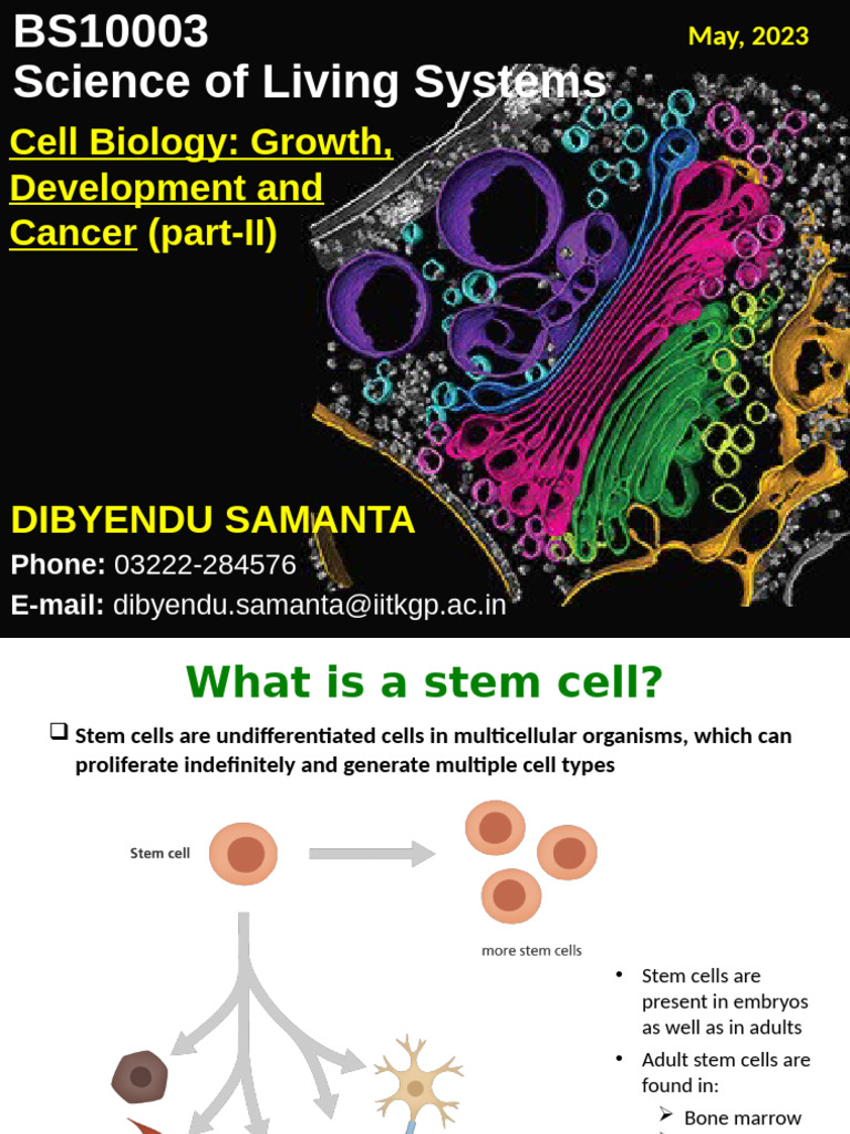 5-BS10003 - Cell Biology-Growth Development and Cancer - Part II | PDF ...