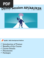 SAP R2R T-Codes Overview | PDF | Payments | Deferral