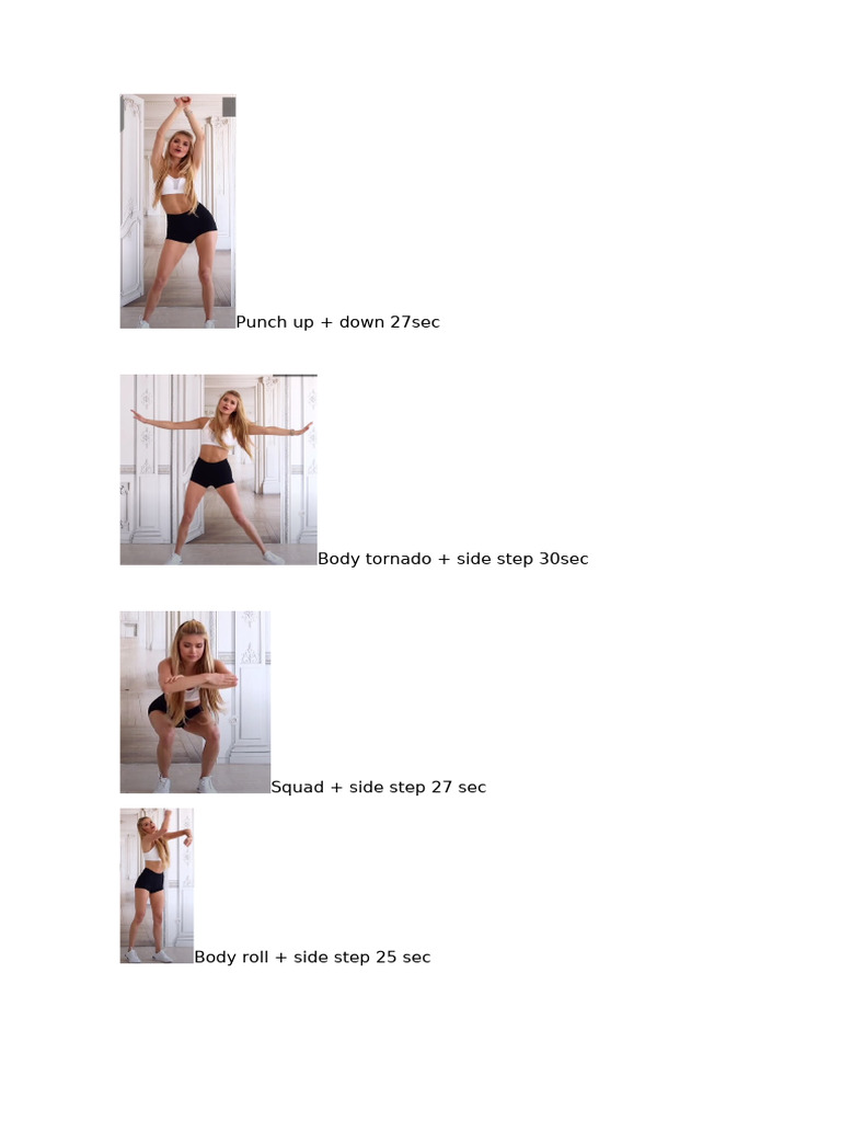 Dynamic Step and Stretch Routine | PDF