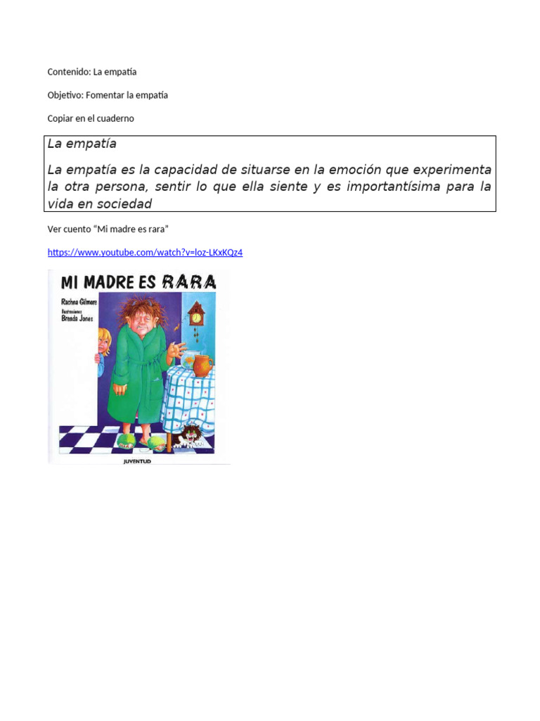 Fomentando la Empatía en Niños | PDF | Empatía | Las emociones