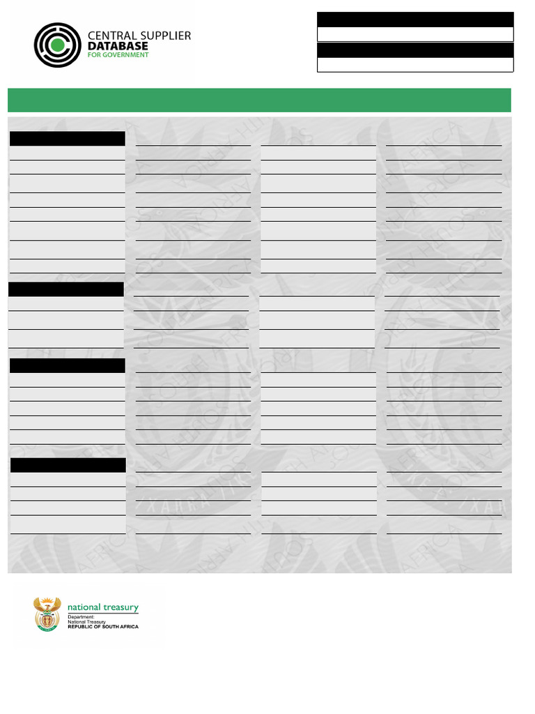 CSD Registration Summary Report | PDF | Identity Document