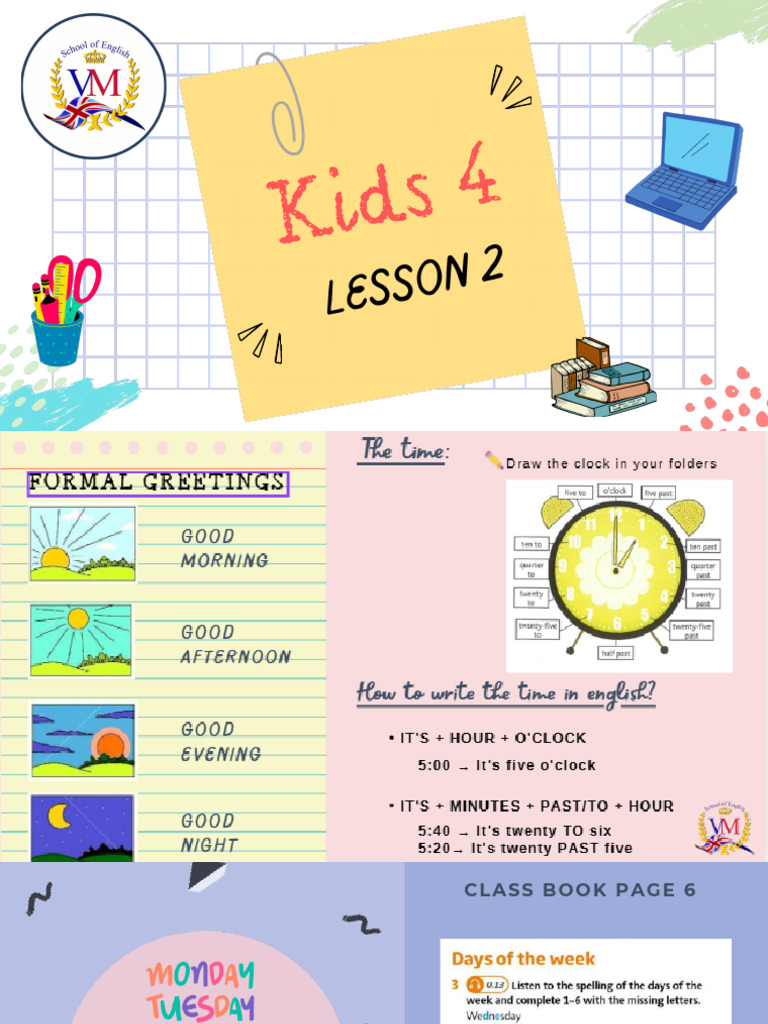 Kids 4 Lesson 2 PDF | PDF