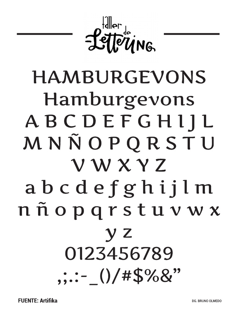 1.45 Lettering Fuentes | PDF