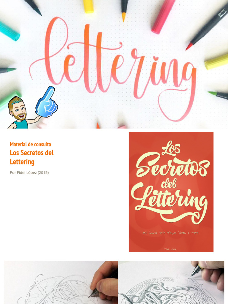 1.43 Taller de Lettering | PDF | Tipografía | Caligrafía