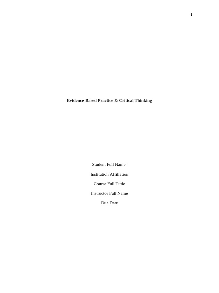 Doc2 pdf nursing critical thinking