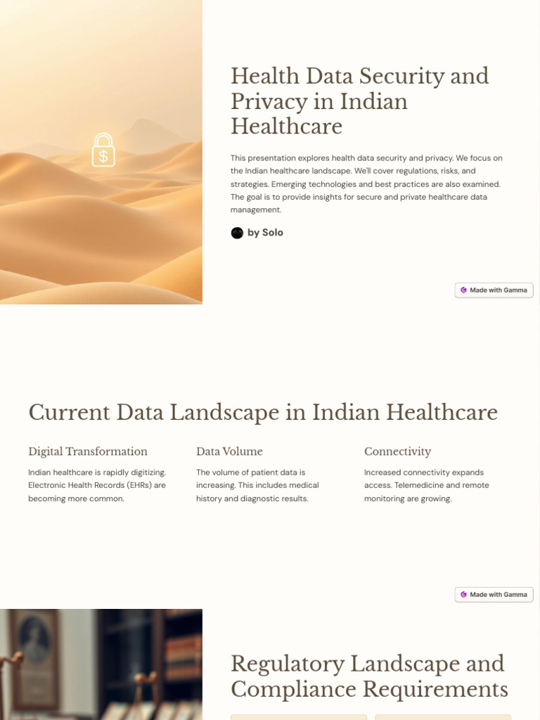 Health Data Security and Privacy in Indian Healthcare | PDF | Security ...