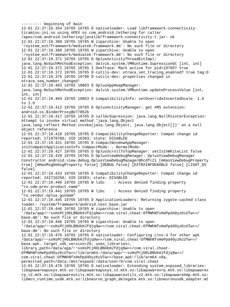 com.viral.cheat_logcat | PDF | Computing | Computer Programming