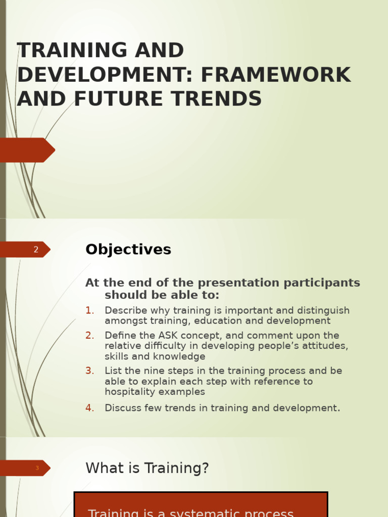 Training and Development Trends Guide | PDF | Learning | Knowledge