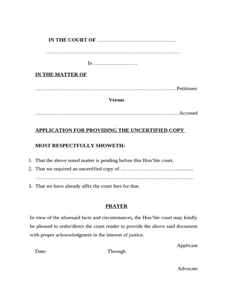 In The Court of | PDF