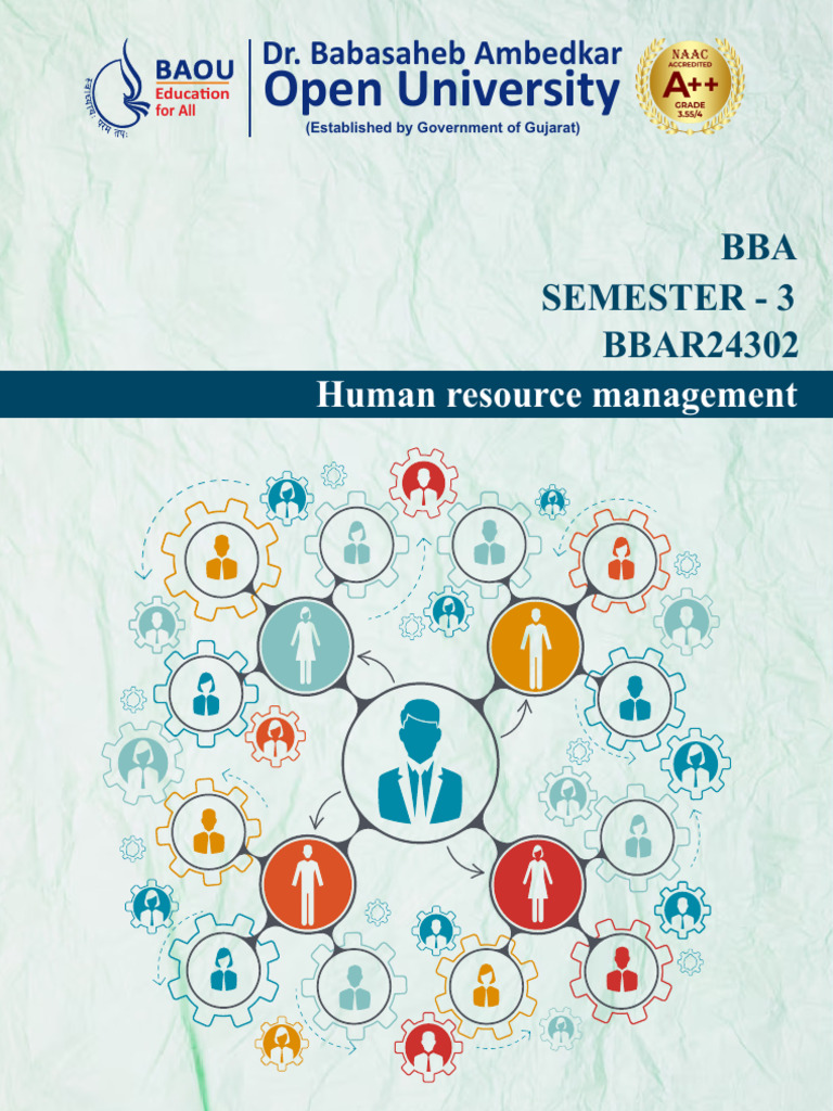 HRM Final Book - 724 | PDF | Human Resource Management | Human Resources