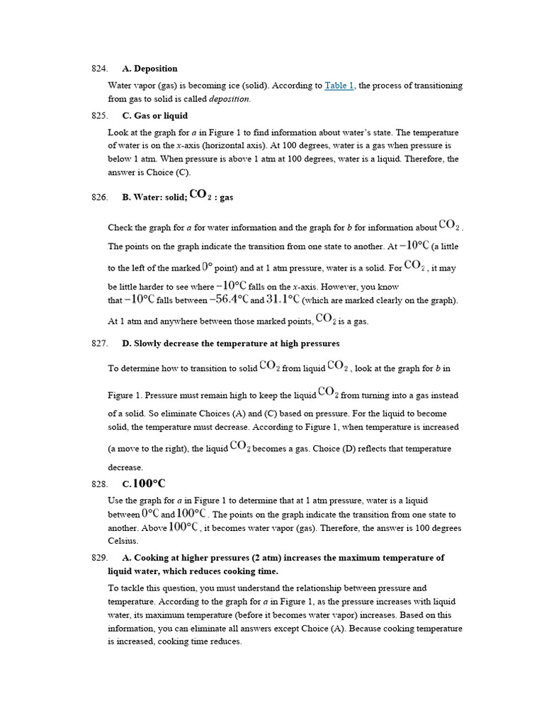 ACT Science Test 3 Answer Explanations | PDF | Water | Compass