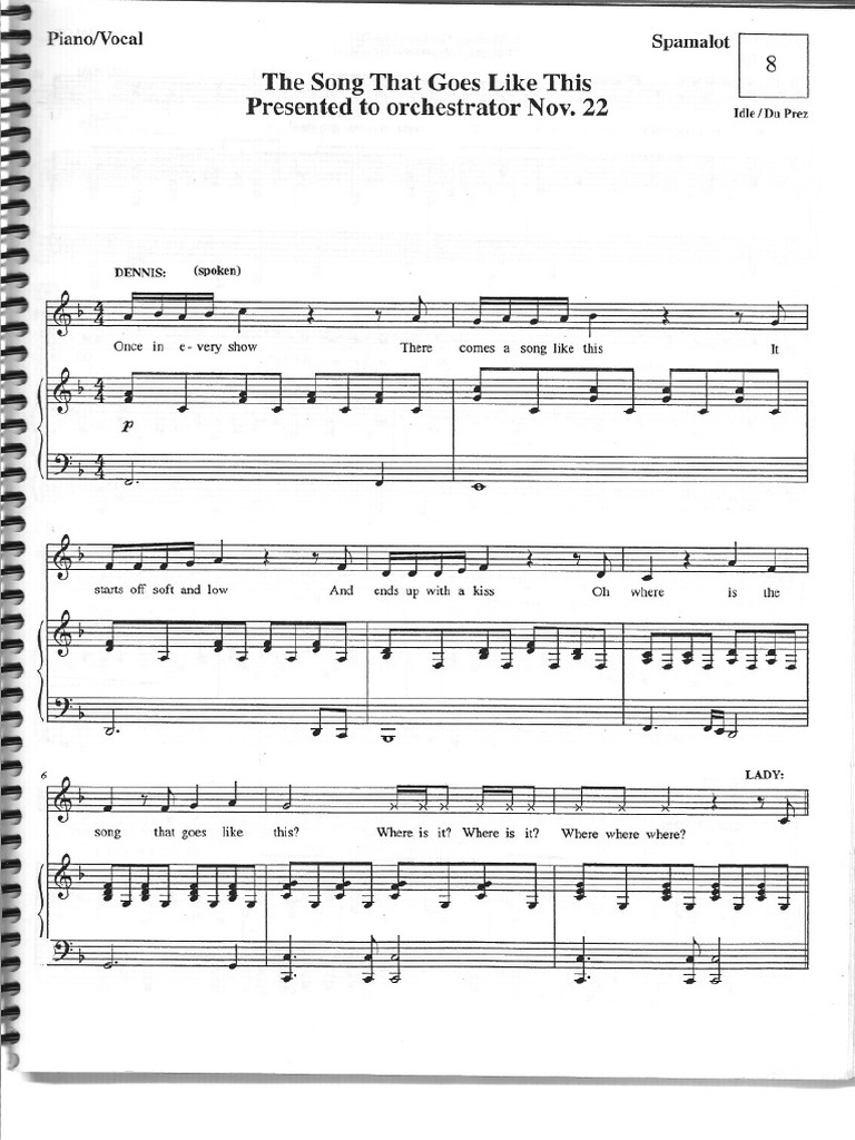 The Song That Goes Like This | PDF