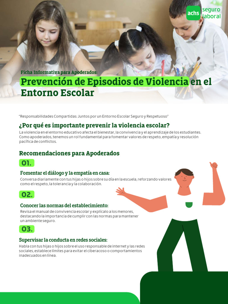 Prevención de Violencia Escolar y Convivencia | PDF