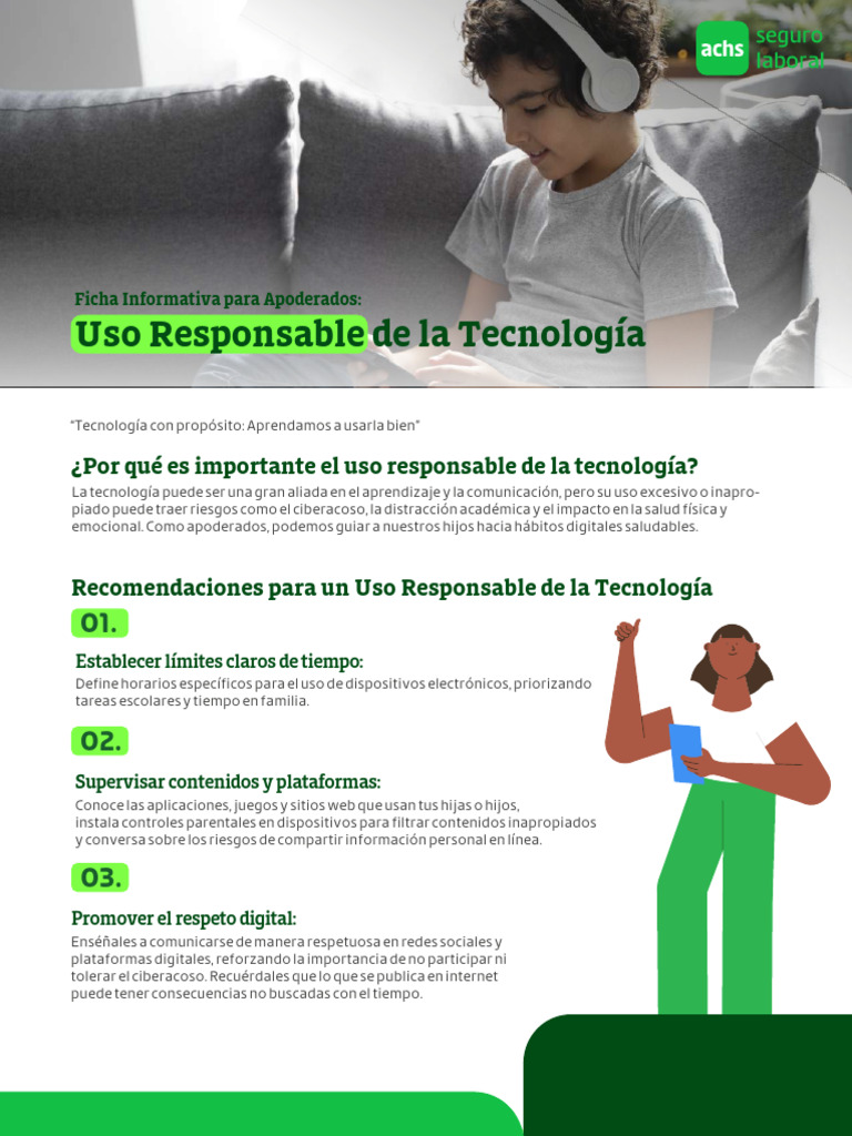 Ficha - Uso Responsable de La Tecnologia | PDF