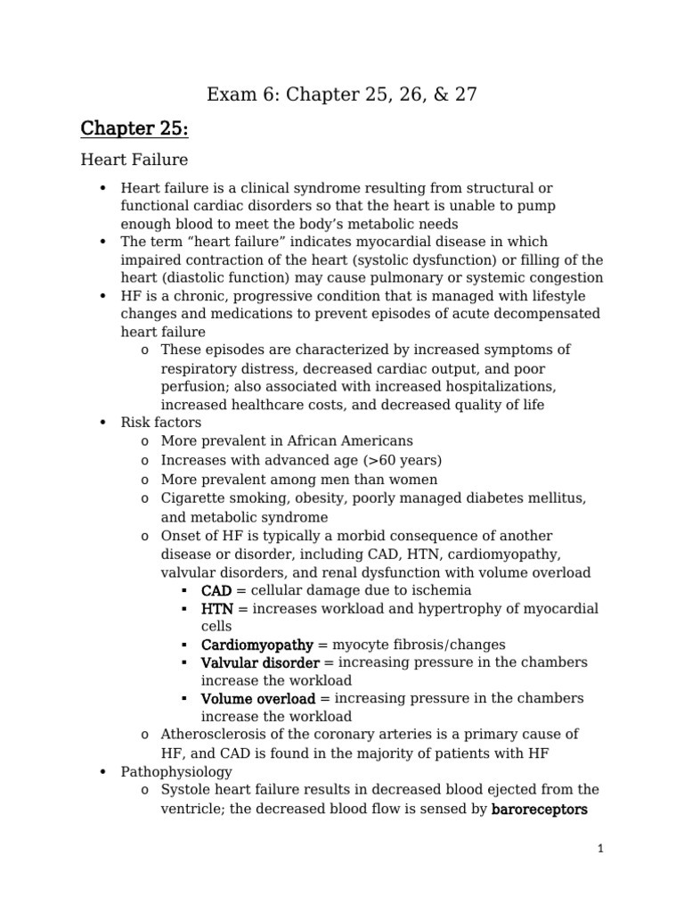 Heart Failure Overview and Management | PDF | Heart Failure | Hypertension