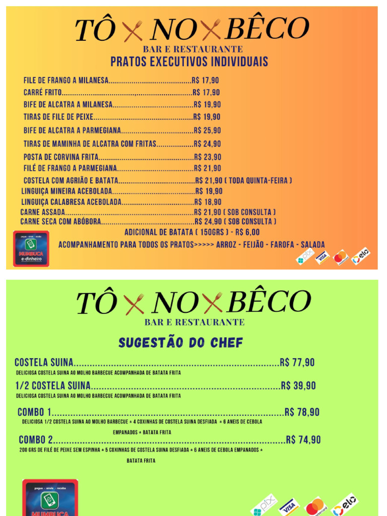Cardápio | PDF