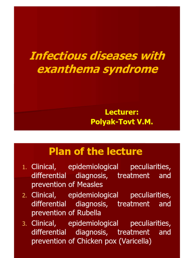 Measles and Rubella Overview | PDF | Measles | Serology
