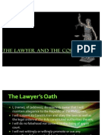 The Lawyer and The Courts