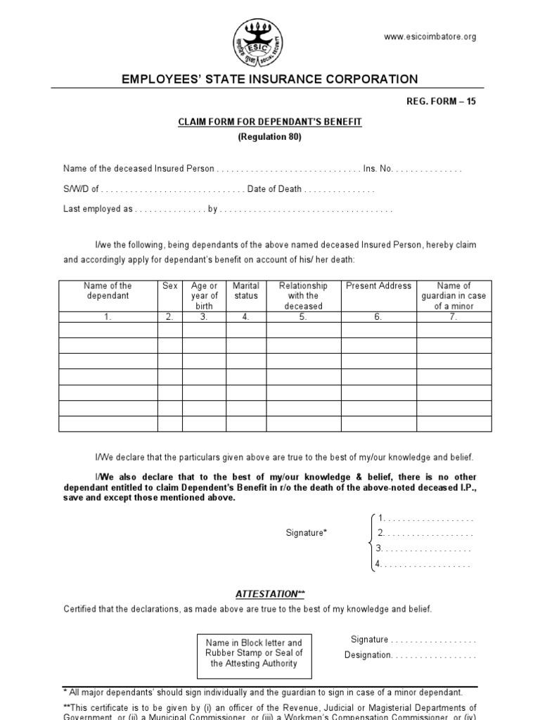 Form 15 | PDF