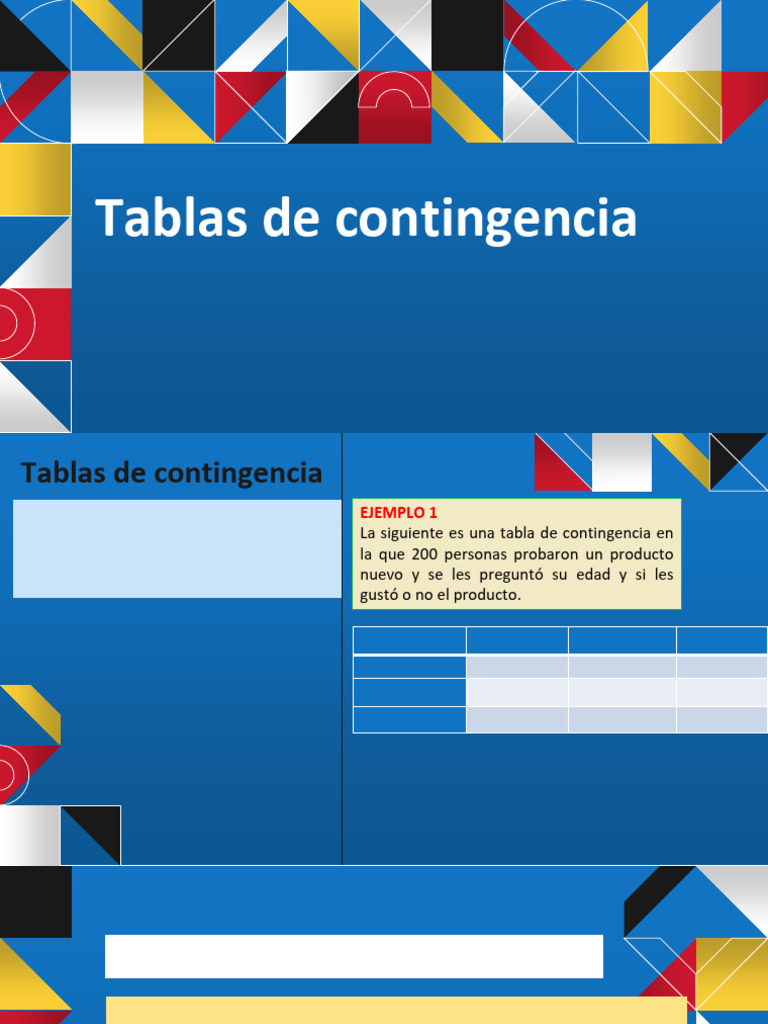 Uso y Ejemplos de Tablas de Contingencia | PDF