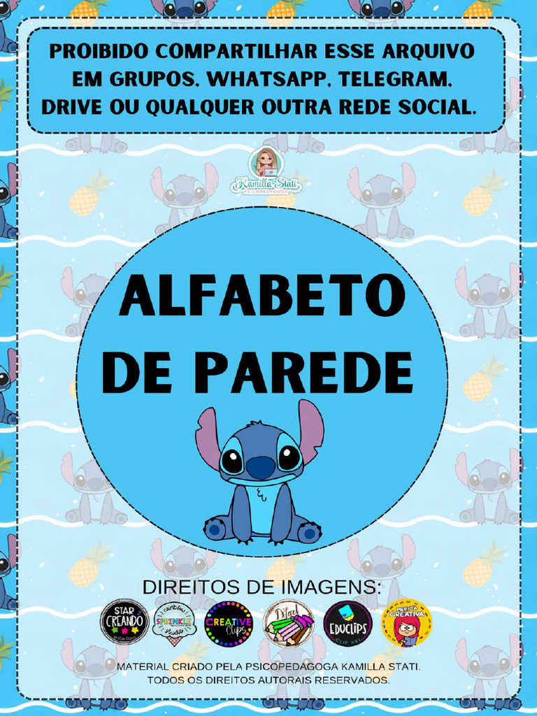 720 Alfabeto de Parede Stitch Ksa | PDF