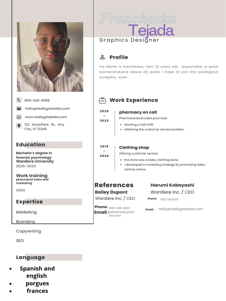 Simple Professional CV Resume.pdf | PDF