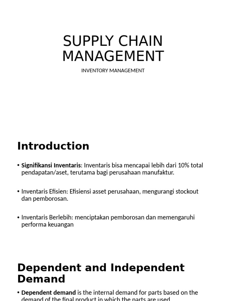 Inventory Management Strategies Explained | PDF | Inventory | Logistics