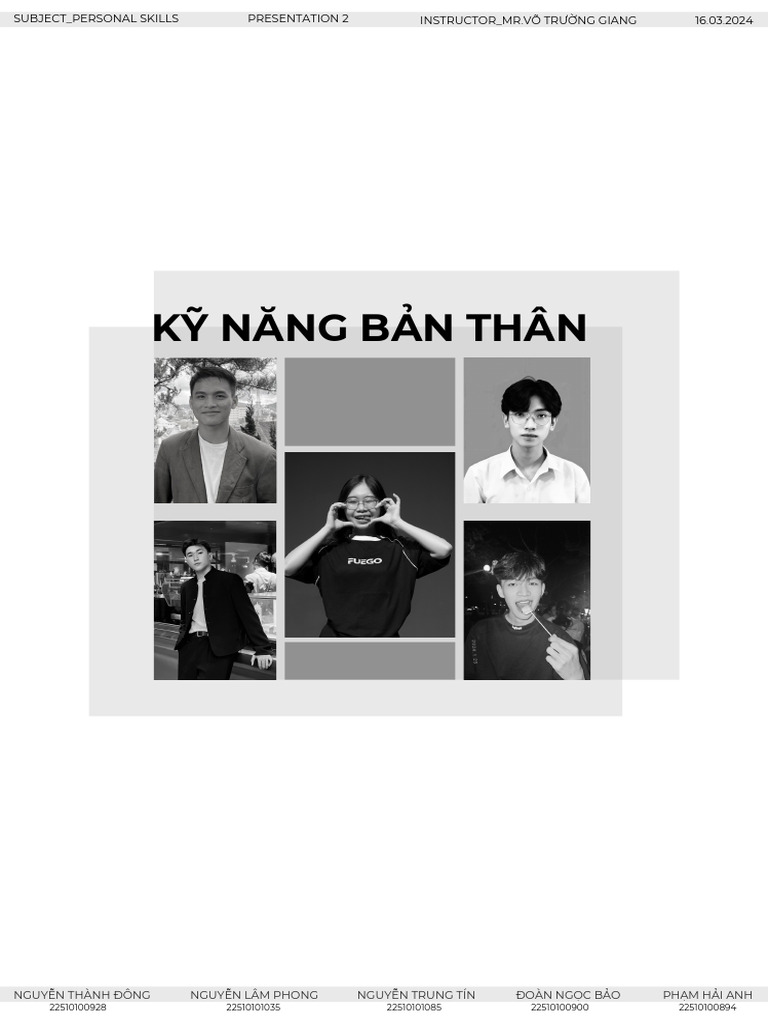 FILE KẾT MÔN KNBT - NHÓM 4 | PDF