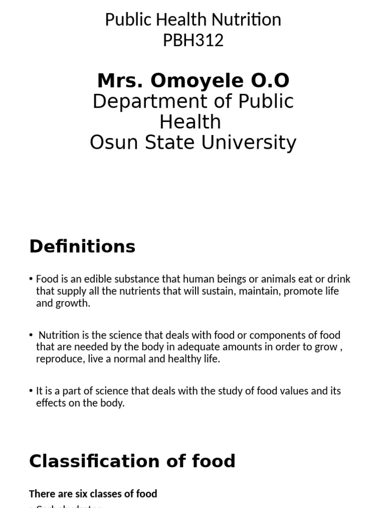 Essentials of Public Health Nutrition | PDF | Amino Acid | Carbohydrates