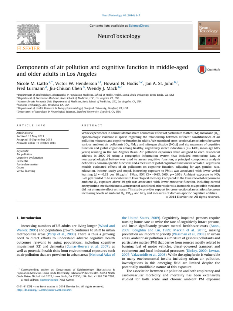 Paper PCA | PDF | Air Pollution | Particulates