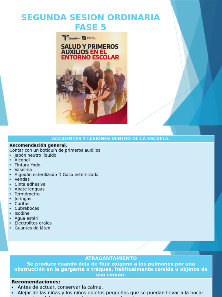 Protocolo de Primeros Auxilios Escolar | PDF | Herida | Epilepsia