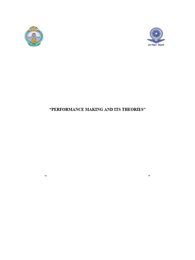 1department of Performing Arts | PDF | Cognition | Psychology