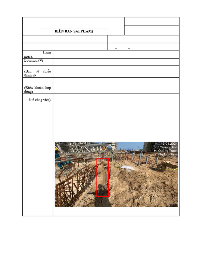 QT1 - NCR No. 040 Using Not Yet Approved Material For Construction ...