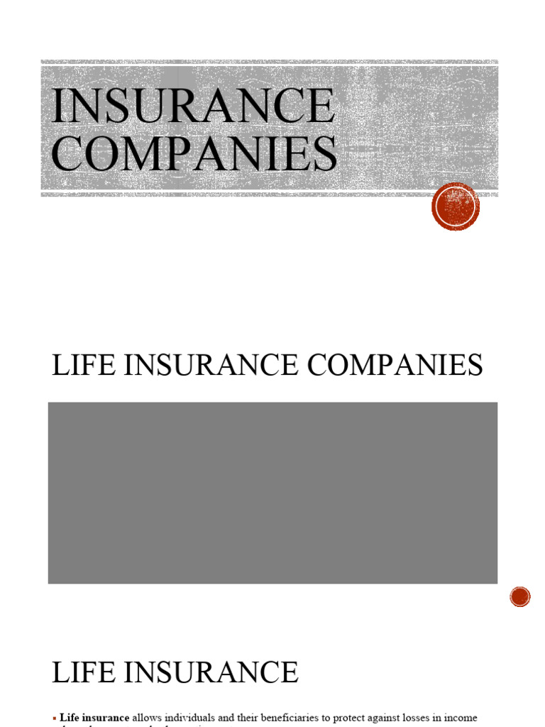 Life Insurance: Income Protection Overview | PDF | Insurance | Life ...
