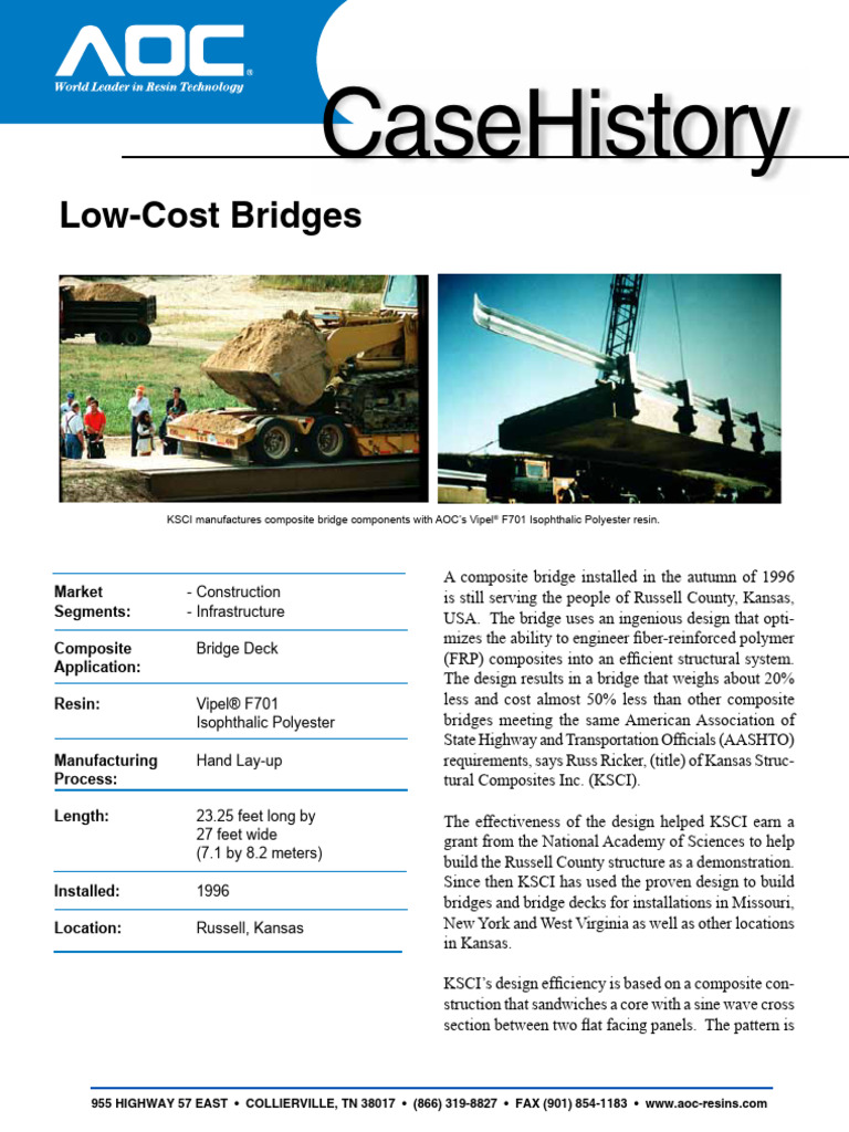 Case Low Cost Bridges 2 | PDF | Concrete | Composite Material