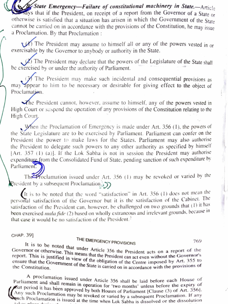 Procedure For Proclaming State Emergency | PDF | Presidents Of The ...