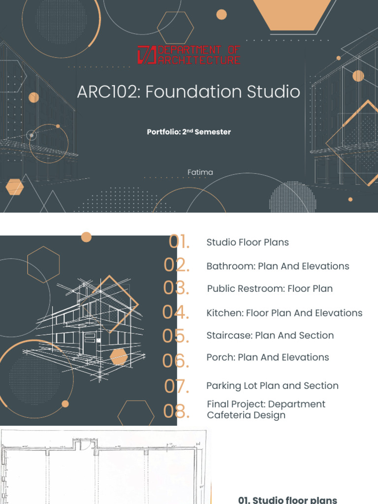 ARC102: 2nd Semester Portfolio Overview | PDF | Home